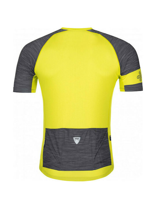 Kilpi Selva Short Sleeves Cycling Jersey Yellow