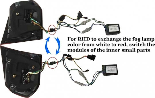 Taillights Led for Volkswagen Golf 2pcs