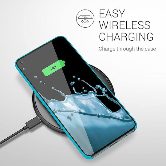 KWmobile Soft Flexible Back Cover Silicon Albastru de gheață (OnePlus 9)