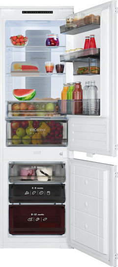 Built-in Fridge-Freezer 241L NoFrost Height 177.6cm Width 54cm Length 54cm White BK3055.6NFM