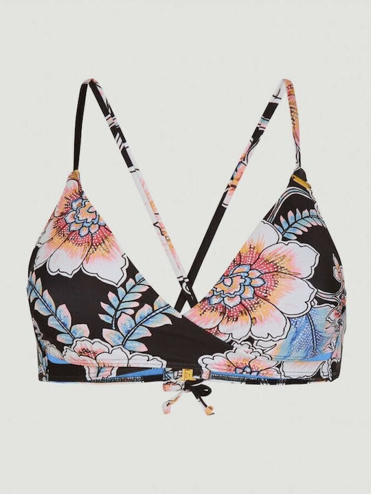 Baay Bikini Triunghi Floral Negru