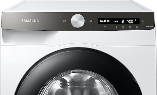 Samsung Πλυντήριο Ρούχων 9kg με Τεχνολογία Ατμού 1400 Στροφών Ecobubble WW90T534DAT/S7