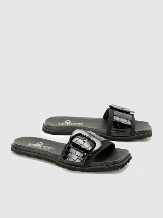 Sandale Casual Damă din Piele Negru