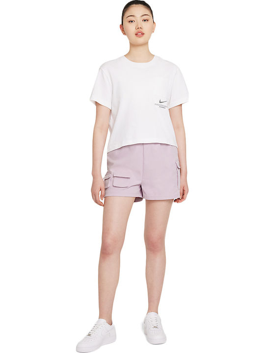 Sportswear Γυναικείο Αθλητικό Σορτς Λιλά