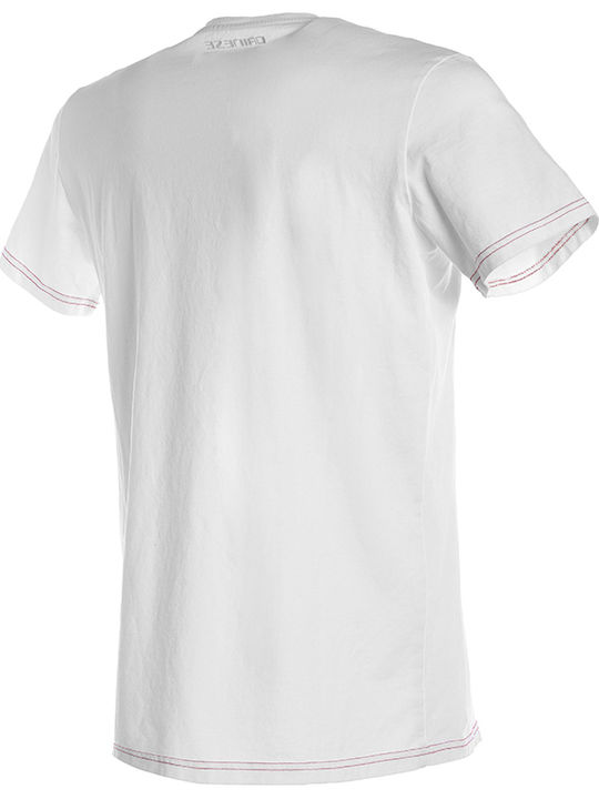 Dainese Speed Demon Herren Sport T-Shirt Kurzarm Weiß