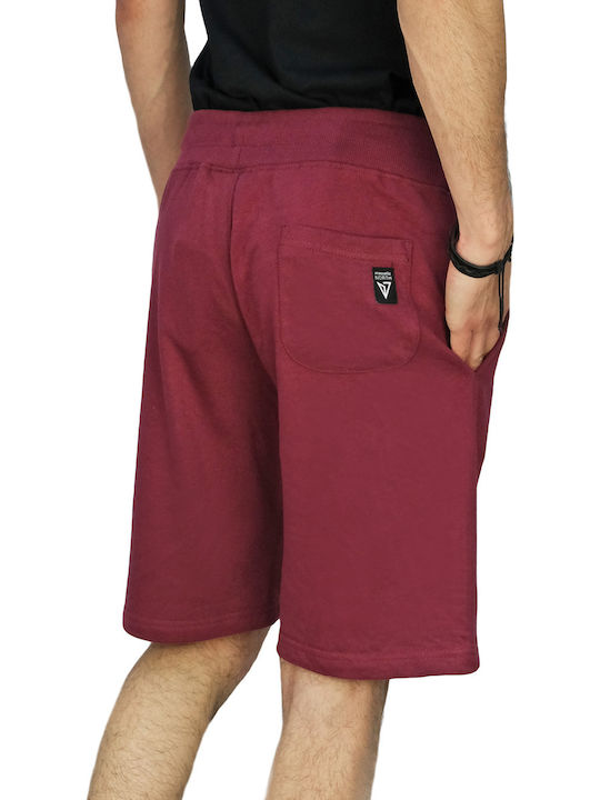 Magnetic North Sportliche Herrenshorts Burgundisch