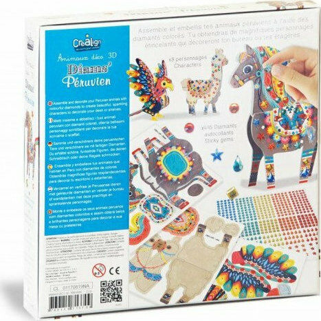 Crealign Children's Craft 3D Creations with Diamonds for Children 5+ years Years