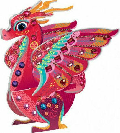 Crealign Children's Craft Crafts with Diamonds Fantastic Animals for Children 5+ years Years