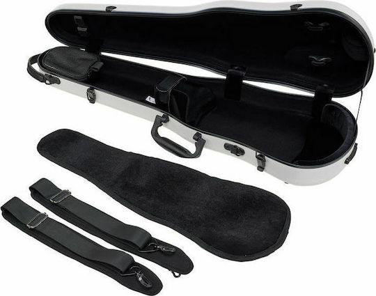 Gewa Pure Polycarbonate 1.8 Suitcase Violin Padded 4/4 White