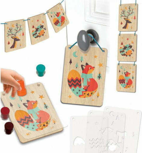 Crealign Painting Painting with Stencil Forest Animals for Children 5+ years Years