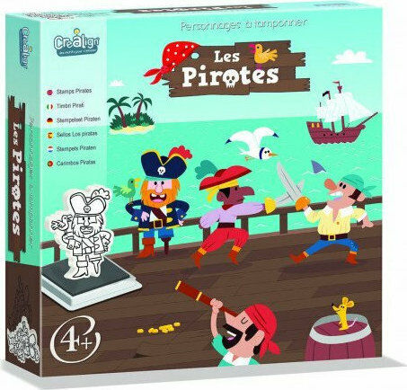 Crealign Painting Make My Own Story - Little Pirates for Children 4+ years old Years