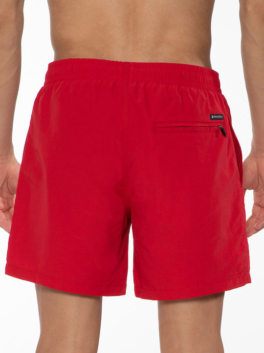 Protest Faster Herren Badebekleidung Shorts Rot