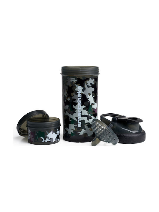 SmartShake Revive Camo Plastic Protein Shaker 750ml Black