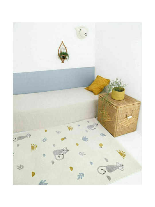 Nattiot Little Wild Monkey Παιδικό Χαλί Miel 120x170cm