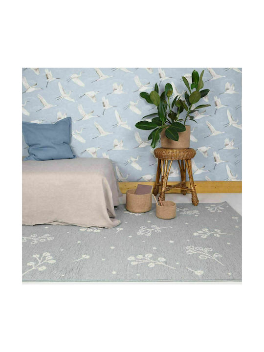 Nattiot Little Nature Bleu Παιδικό Χαλί Γκρι 115x170cm