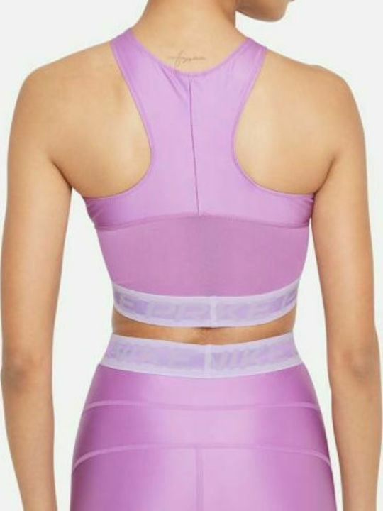 Nike Pro Training Women's Sports Bra without Padding Lilac