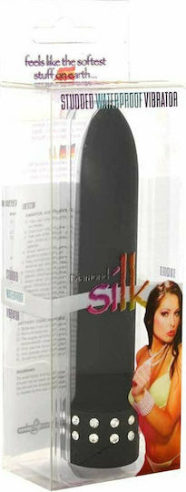 Seven Creations Diamond Silk Bling Classic Vibrator 13.5cm Black
