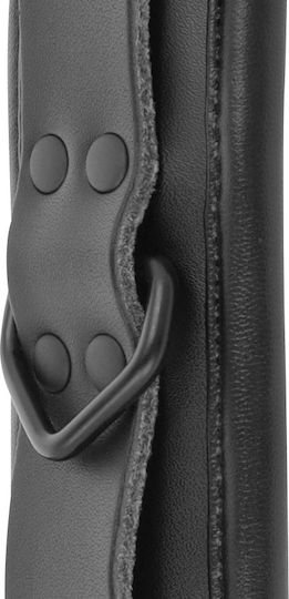 Darkness Leather Wrist Ankle Restraints Χειροπέδες σε Μαύρο Χρώμα