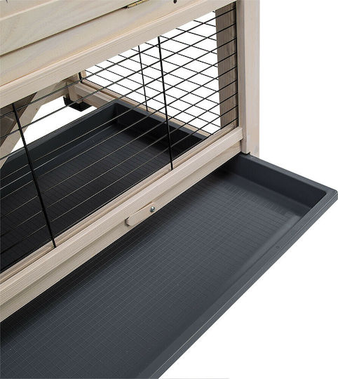 Ferplast Cottage Holzkäfig für Kaninchen 129cmx68cmx103.5cmcm.