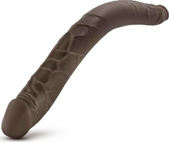 Dr. Skin Διπλό Dildo Chocolate 41cm