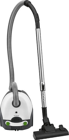 BS 9019 CB Ηλεκτρική Σκούπα 700W με Σακούλα 1lt Λευκή