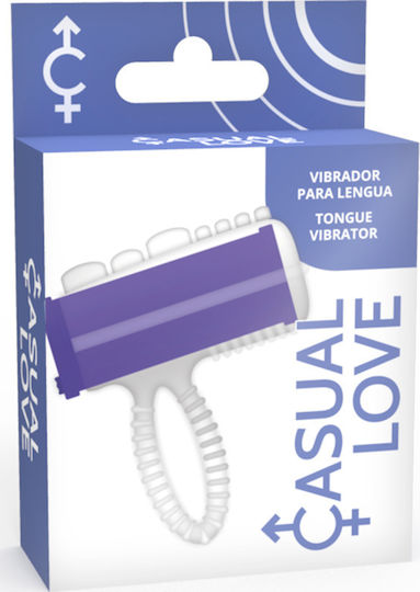 Love Casual Ring Tongue Vibrating Purple