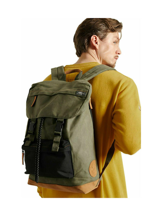 Superdry Toploader Men's Fabric Backpack Khaki 21lt