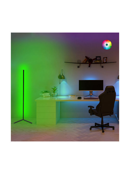 Freebox LED Φωτιστικό Δαπέδου Υ120xΜ30εκ. με RGB Φως Μαύρο