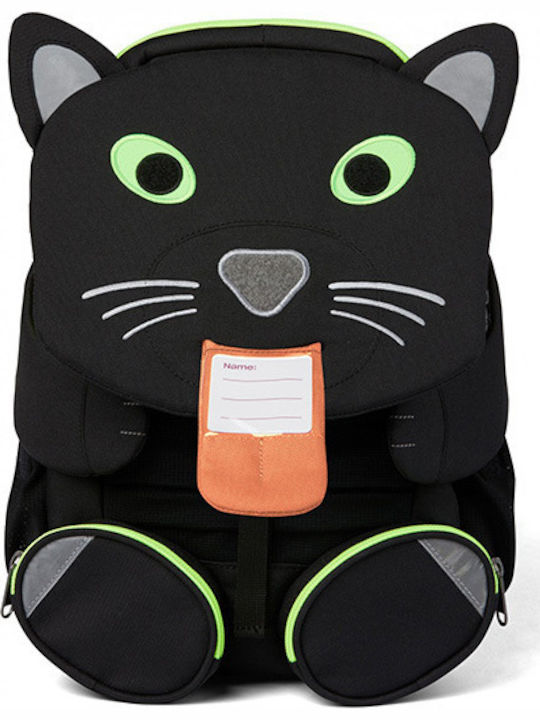 Affenzahn Schwarzer Panther Schulranzen Rucksack Kindergarten in Schwarz Farbe 8Es