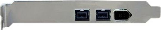 StarTech Κάρτα PCIe σε 3 θύρες Firewire 400 / Firewire 800
