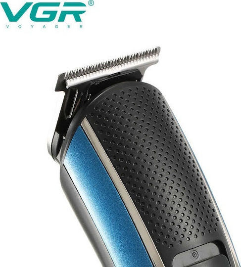 VGR Professional Set Rechargeable Hair Clipper Blue V-172