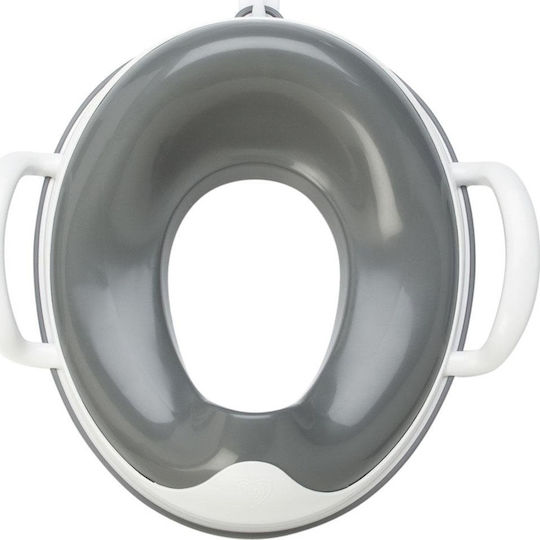 Prince Lionheart Toddler Toilet Seat with Handles Gray