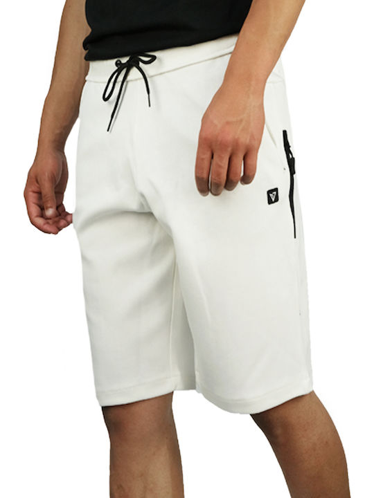 Men's Athletic Shorts White