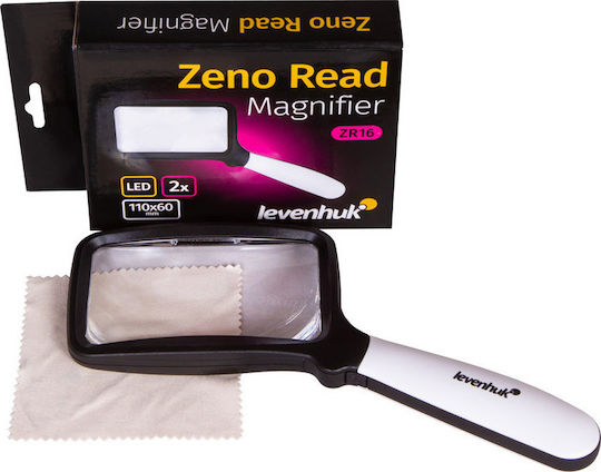 Levenhuk Μεγεθυντικός Φακός Χειρός Zeno Read ZR16 Λευκό - Μαύρο