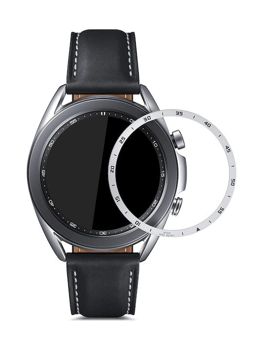 KWmobile Time Προστατευτικό Bezel σε Ασημί χρώμα για το Galaxy Watch 3 41mm