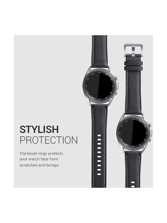 KWmobile Time Προστατευτικό Bezel σε Ασημί χρώμα για το Galaxy Watch 3 41mm