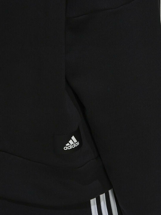 Sportswear Future Icons Μακρύ Γυναικείο Φούτερ με Κουκούλα Μαύρο