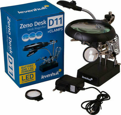 Levenhuk Zeno D11 Tabletop Magnifying Lense with Light LEV-