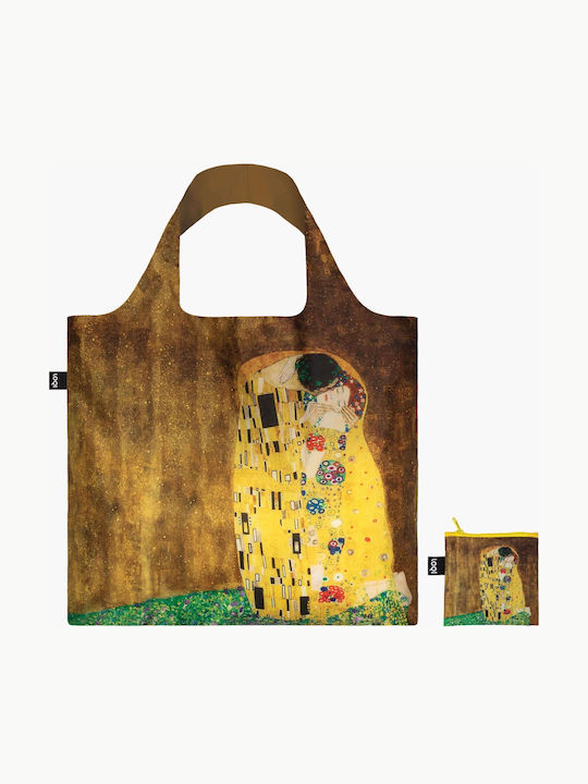 Loqi Gustav Klimt Recycled Textilă Geantă de Cumpărături