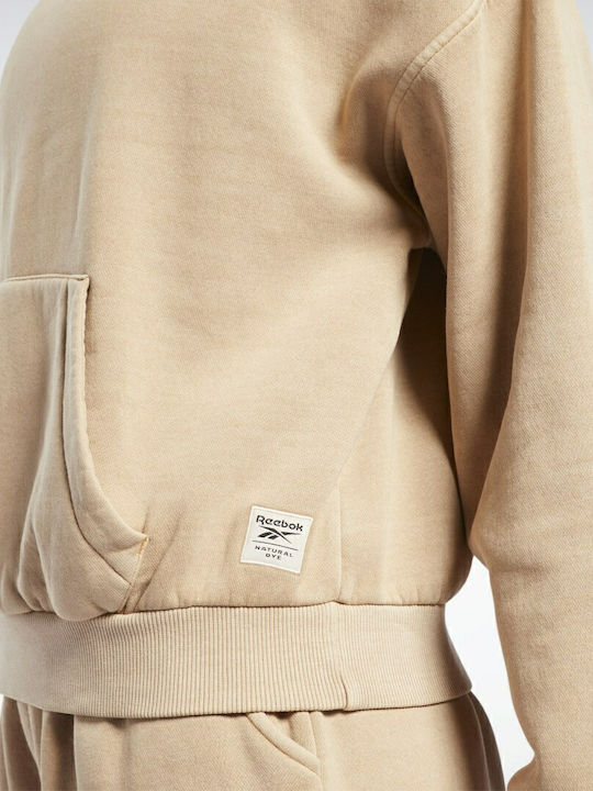Classics Natural Dye Women's Sweatshirt Hooded Clear Brown