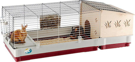 Ferplast 57072570 Wooden Cage for Rabbits 142x60x50cm