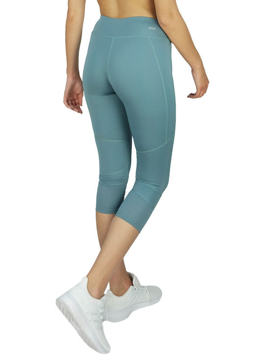 Magnetic North Women's Capri Running Legging Blue