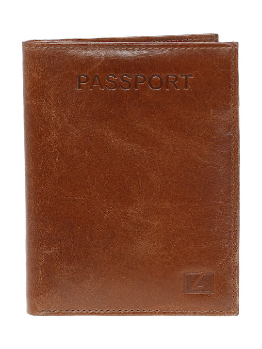 Lavor Men's Leather Travel Wallet Tabac Brown