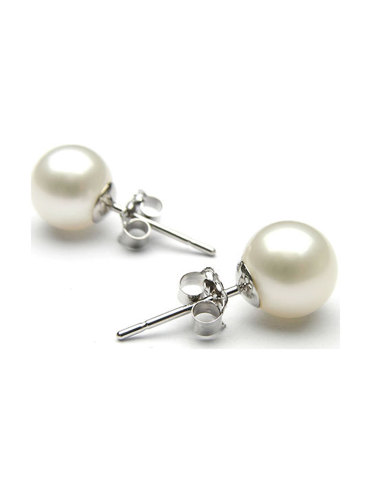 Earrings made of Silver with Stones & Pearls