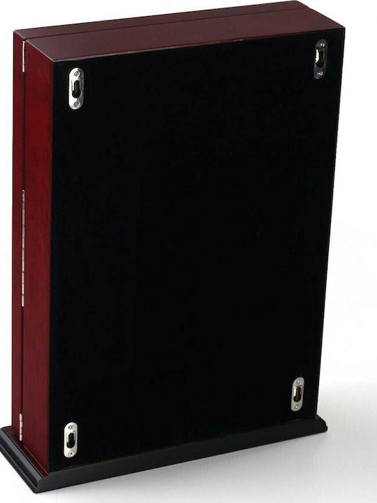 Rothenschild Wooden Case RS-1100-20BU with transparent lid for 20 watches in Brown color