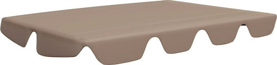 vidaXL Überdachung für Wiege Braun mit PVC-Beschichtung 1.46x2.10m
