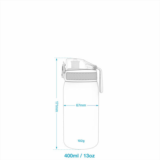 Ion8 Sport Pod Παιδικό Παγούρι Ποδόσφαιρο Πλαστικό Non Spill Γαλάζιο 400ml