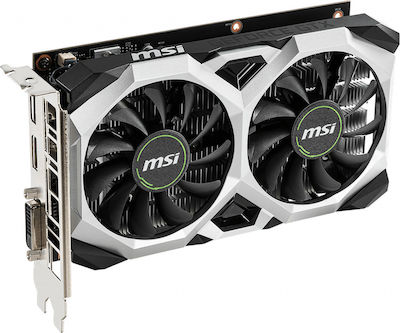 MSI GeForce GTX 1650 4GB GDDR5 Ventus XS OCV1 Κάρτα Γραφικών PCI-E x16 3.0 με HDMI και DisplayPort