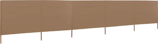 vidaXL în Culoarea Maro 1.2x6.0m