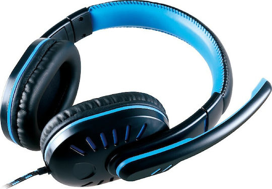 Noozy GH-35 Over Ear Gaming Headset with Connection 3.5mm Blue